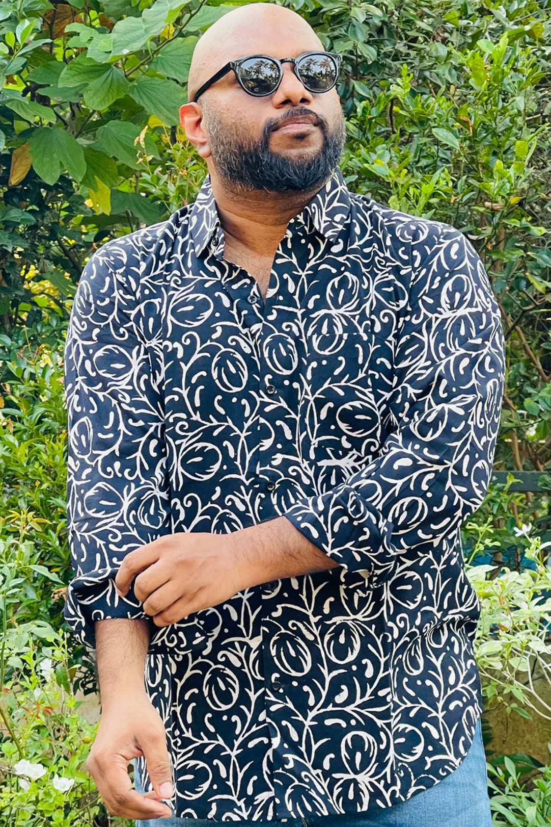 Nightfall Black Full-Sleeve Shirt