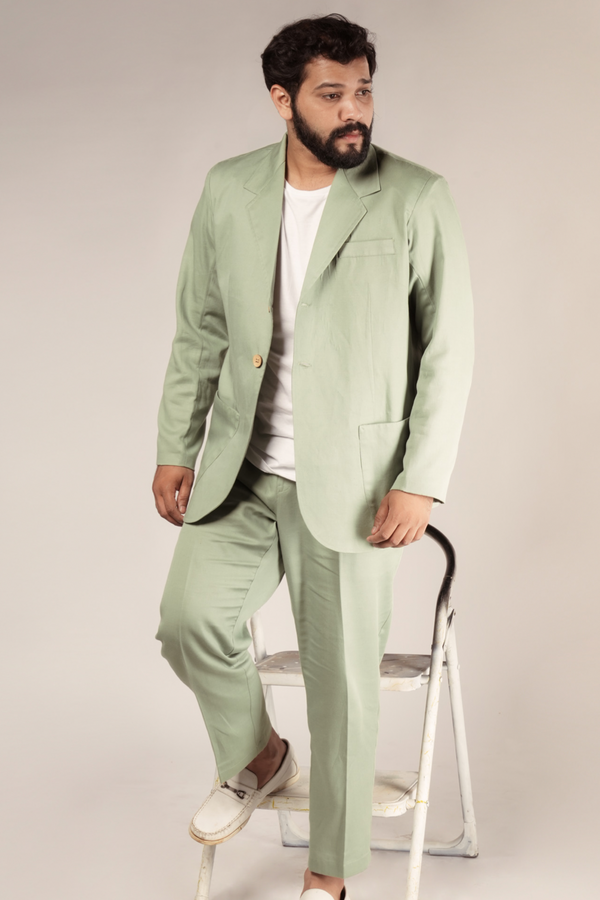 Tencel™ Pant Suit in Pastel Green