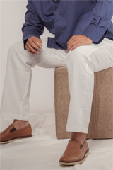 Tapered trousers for men in Ayurvedic Cotton
