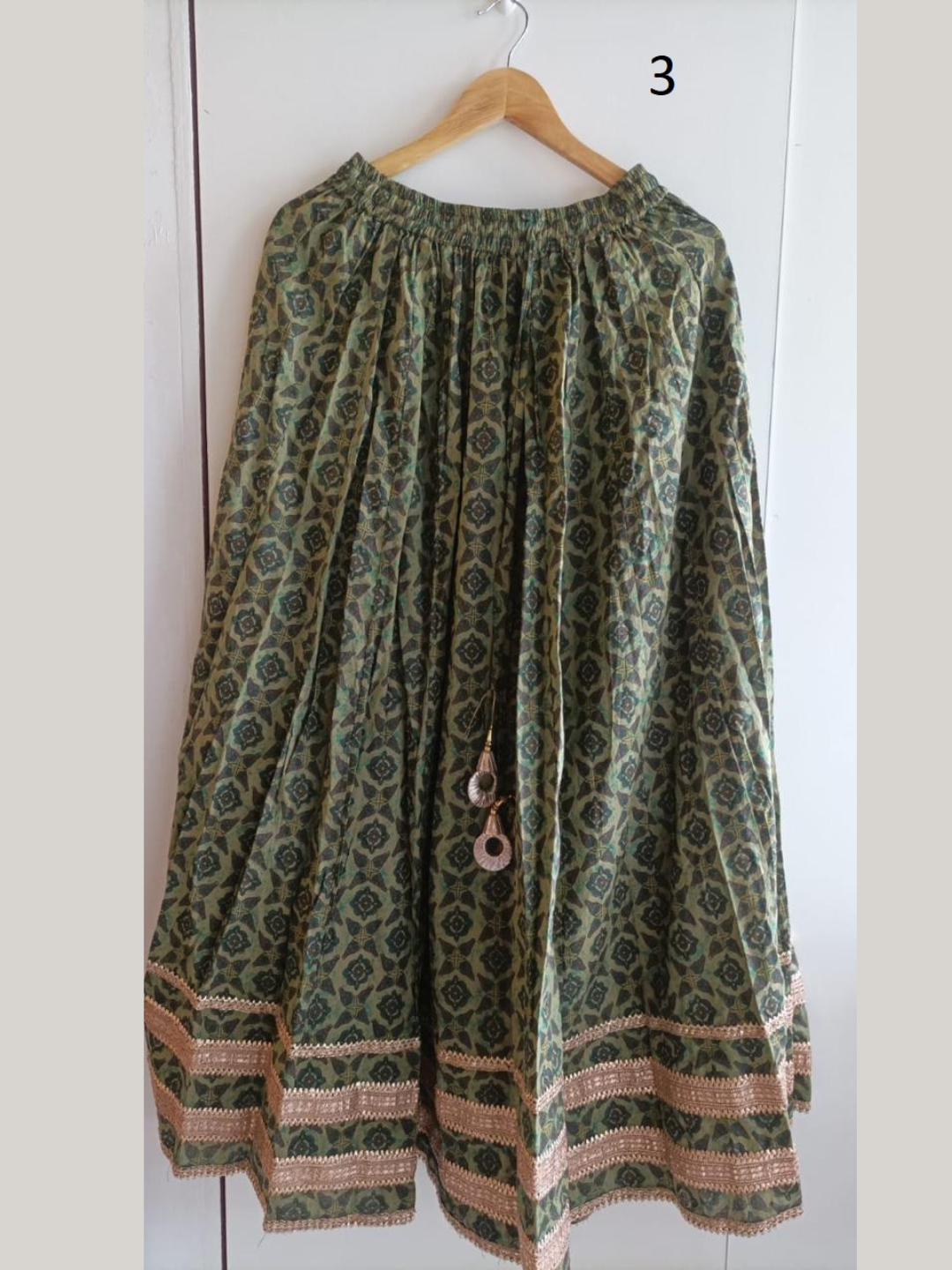 HANDBLOCK PRINTED LONG SKIRT