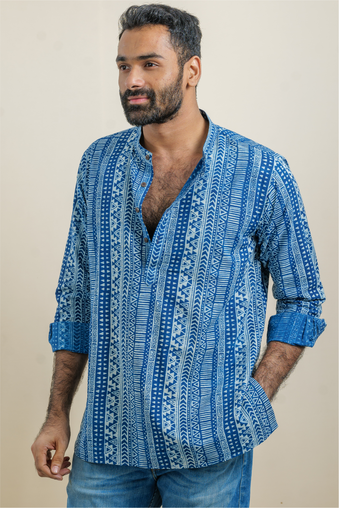 Haka Full-Sleeved Cotton Kurta