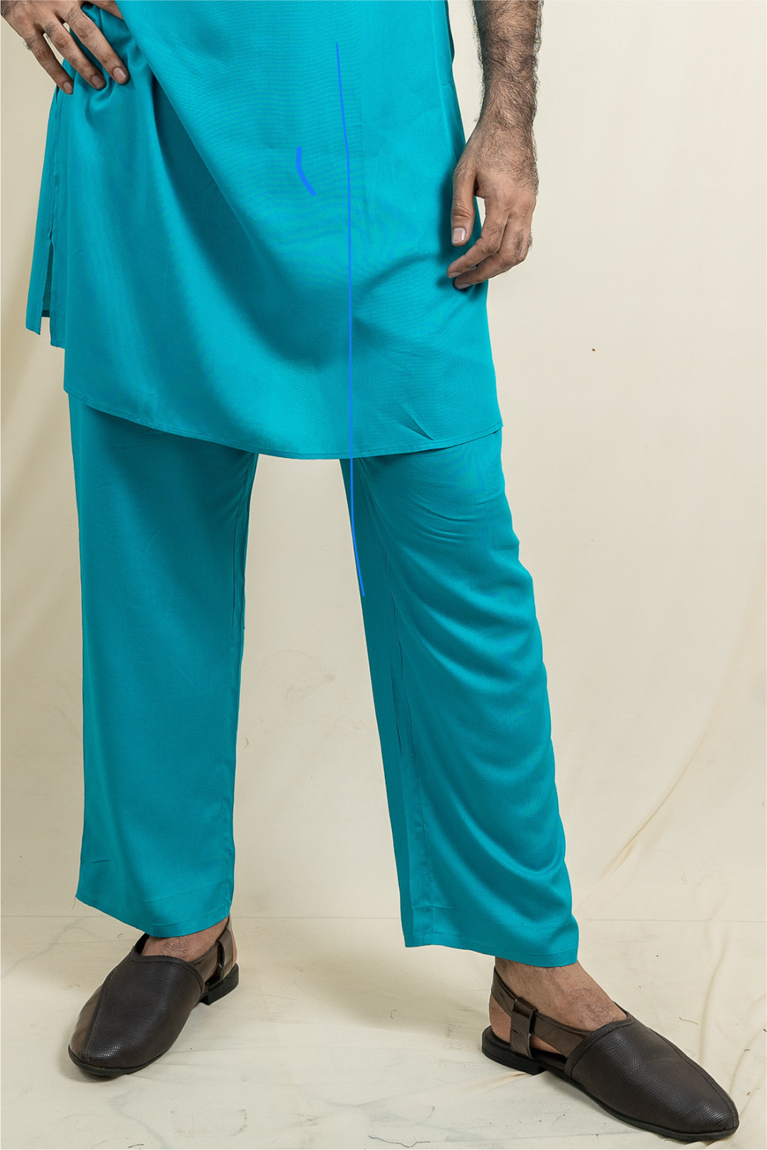 Aqua Ascent Modal Satin Pajama