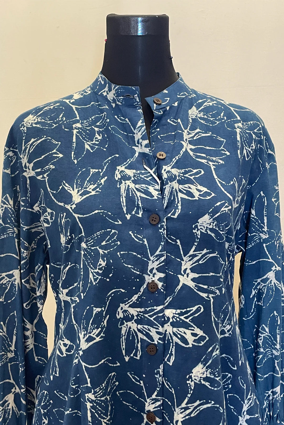 Flora Indigo Shirt Dress