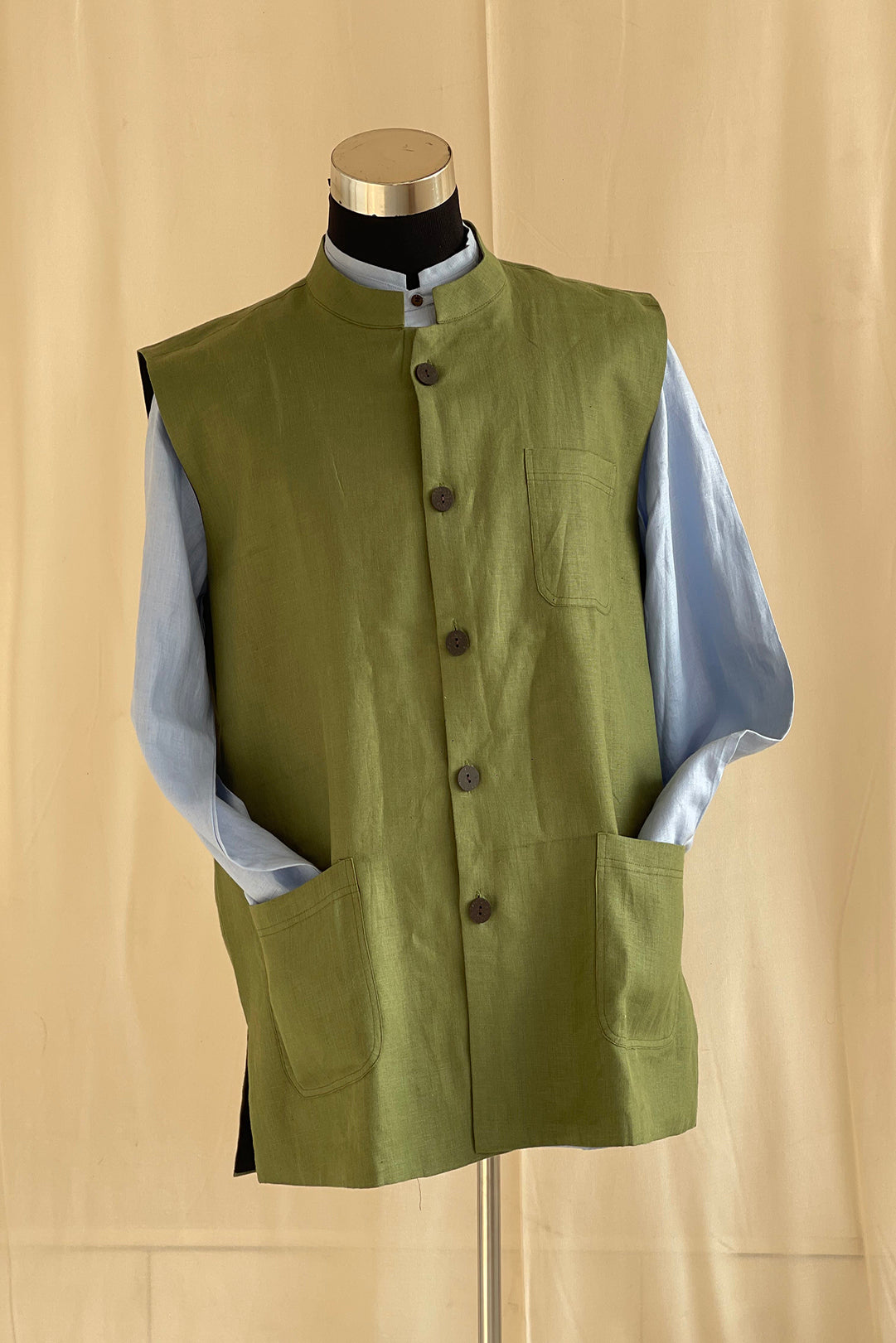 Olive Branch Eternal Hemp Nehru Jacket