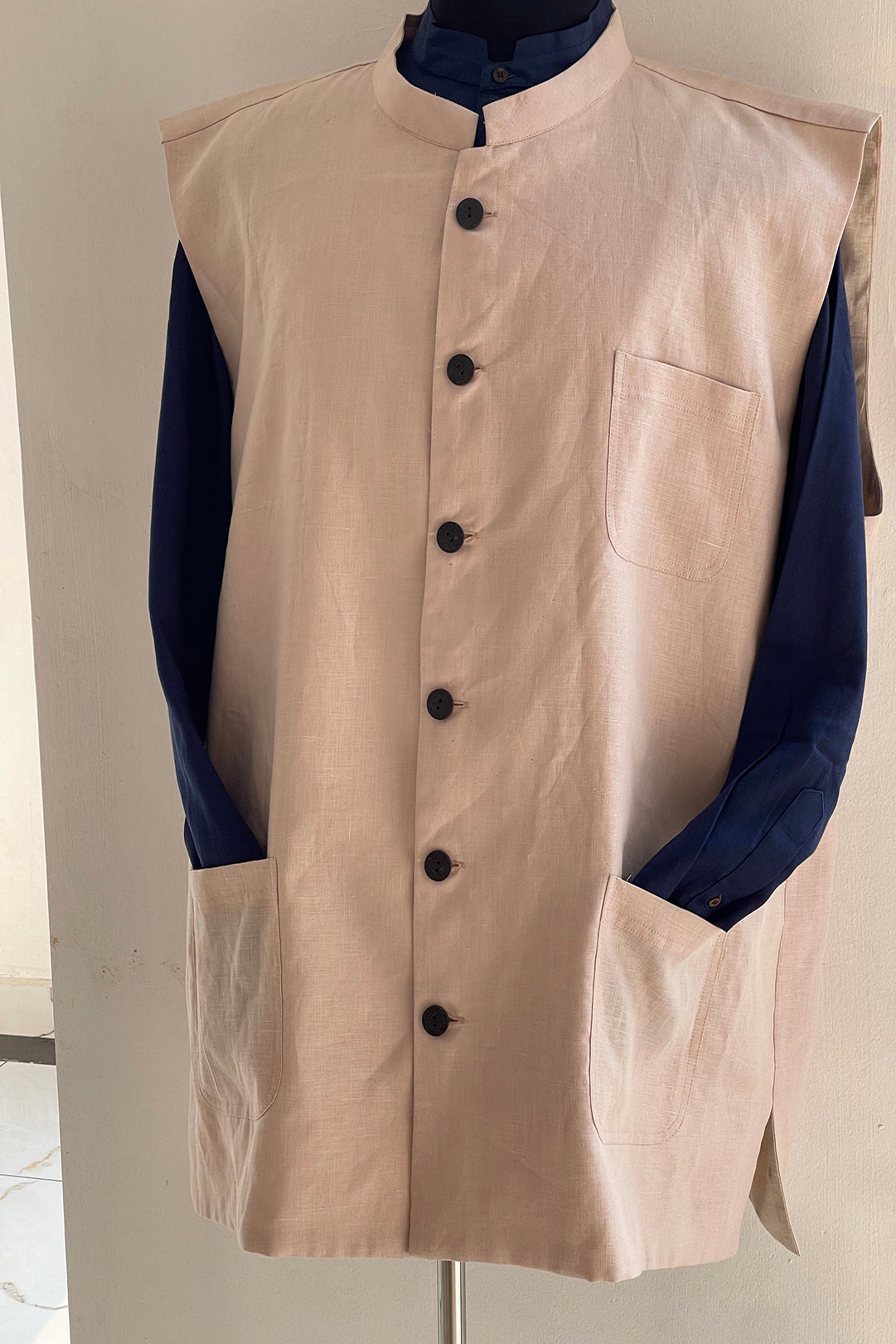 Milky Chai Eternal Hemp Nehru Jacket