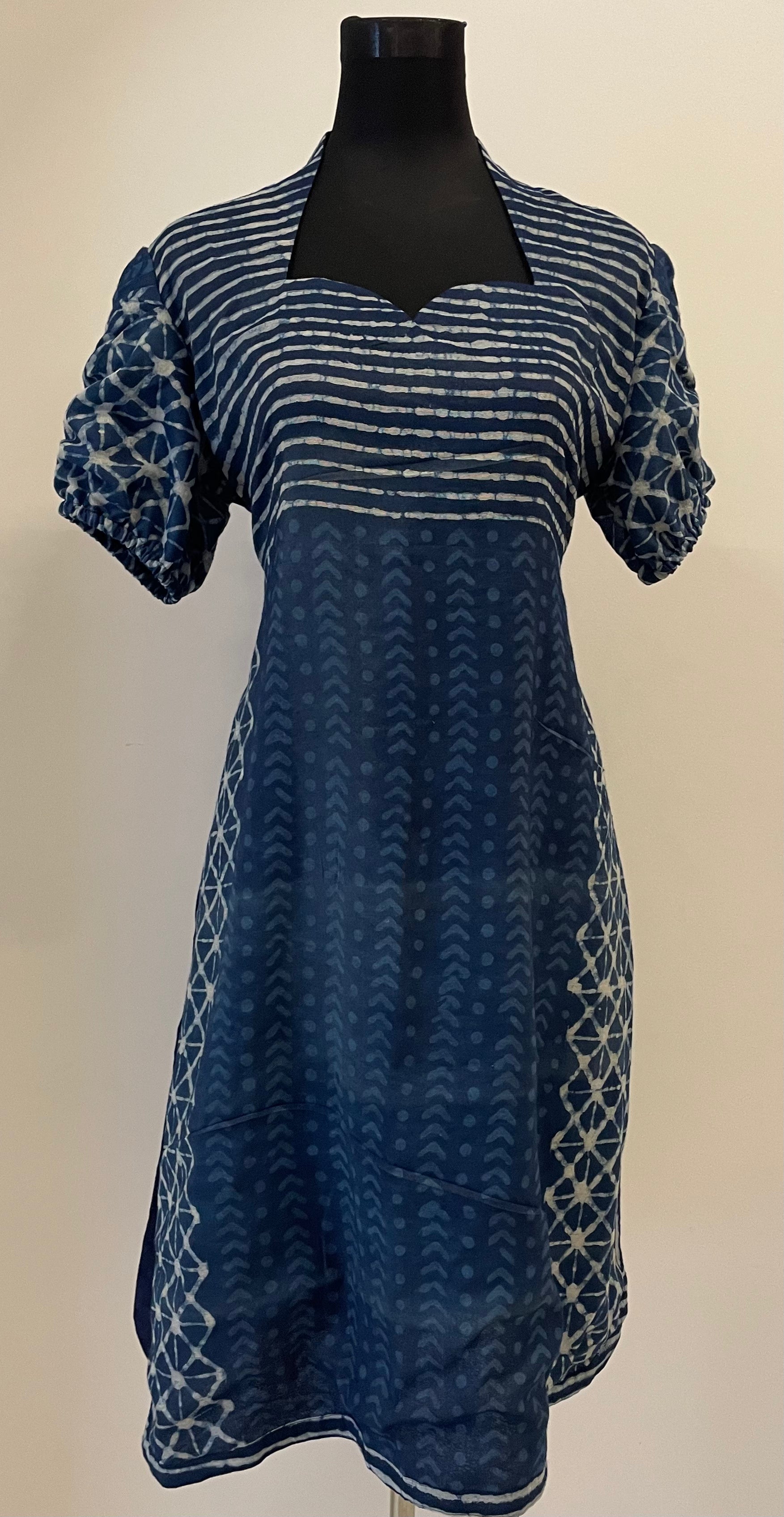 Indigo Patchwork Kurti