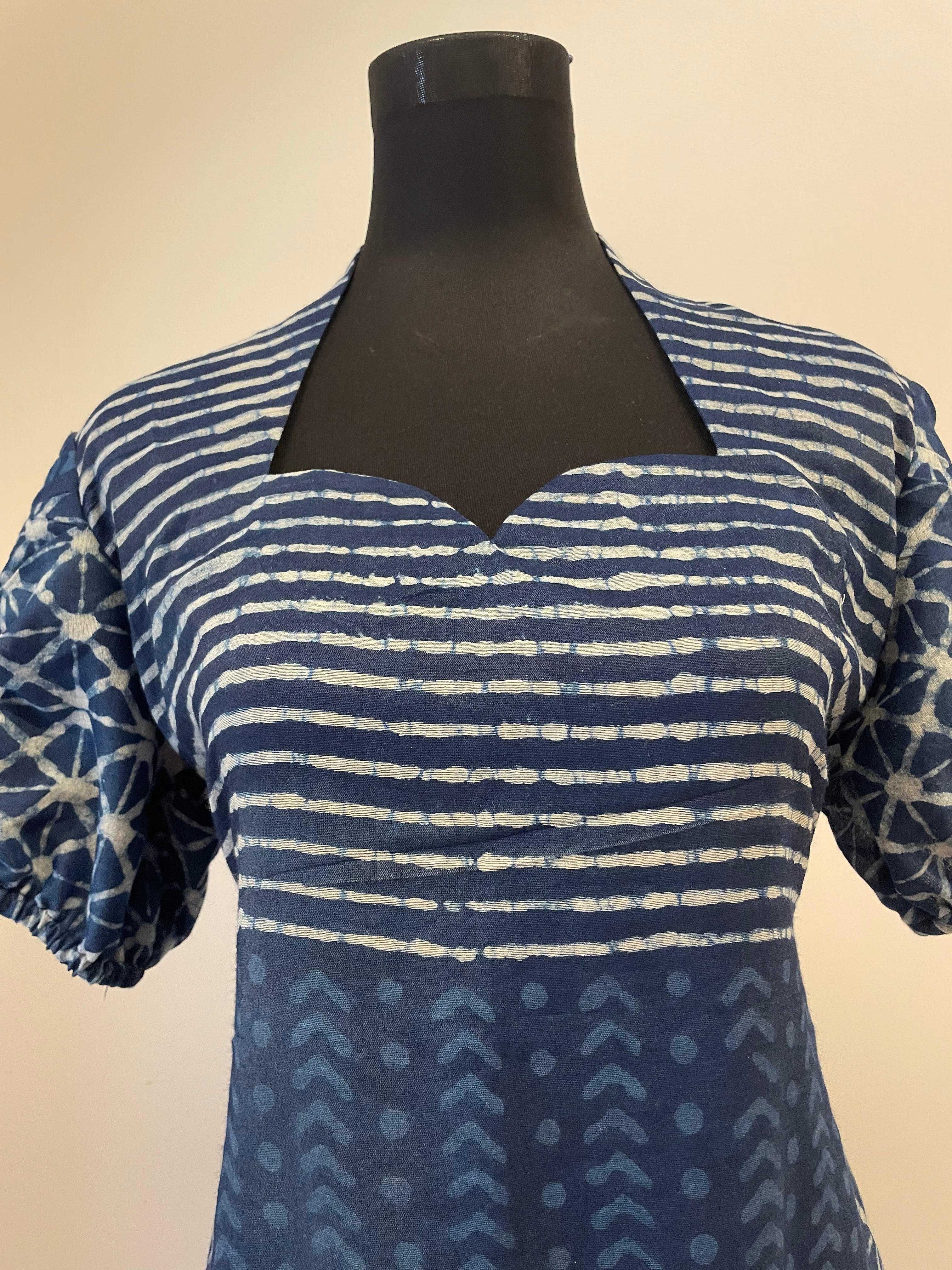 Indigo Patchwork Kurti