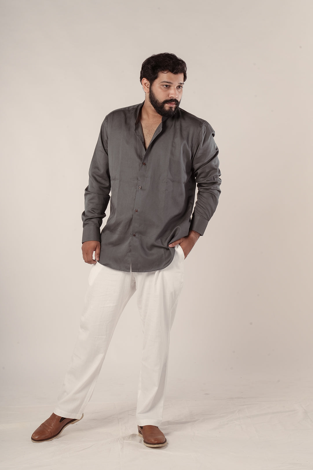 Oasis Ayurvedic Cotton Tapered Trousers