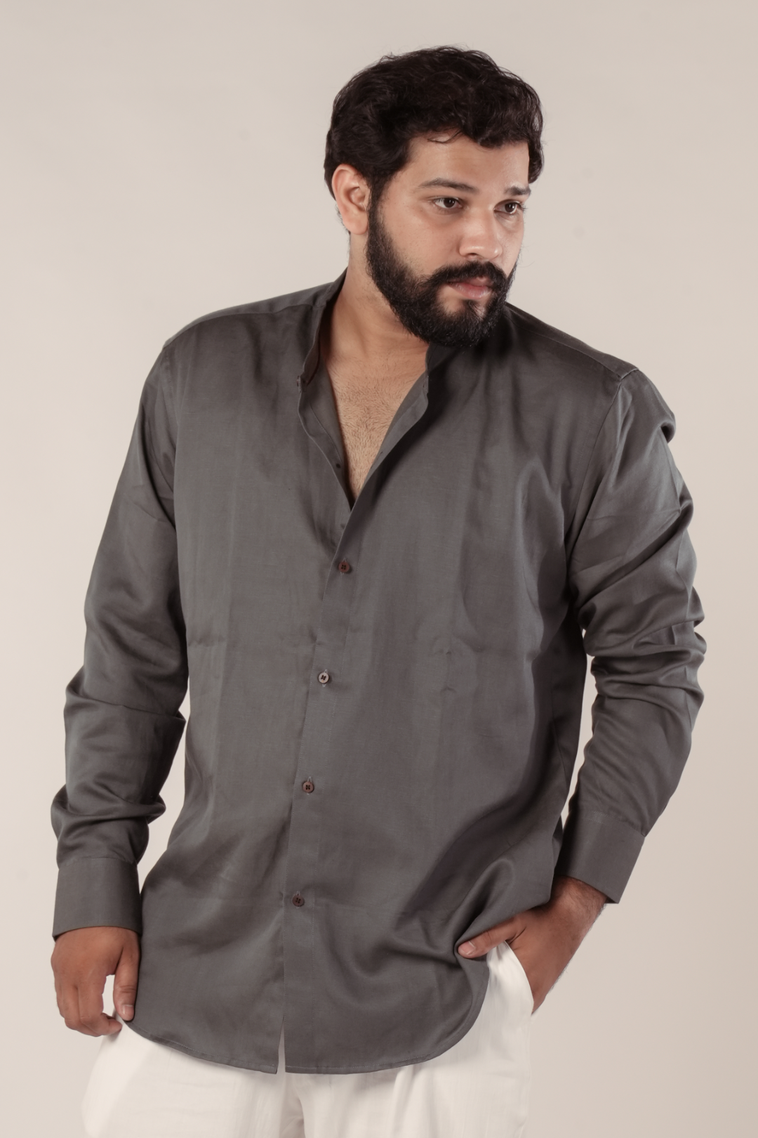 Steel Grey Tencel™ Shirt