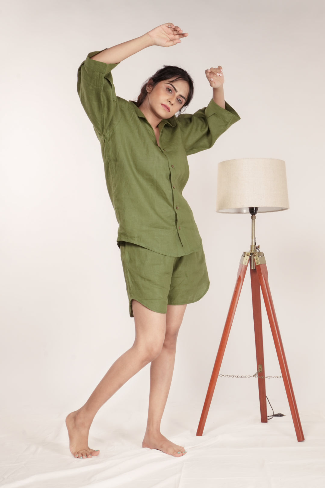 Hemp Lounge Set - Shirt + Shorts